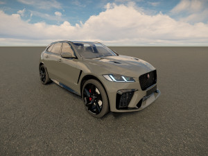 Jaguar F-Pace SVR 2023 3D Model