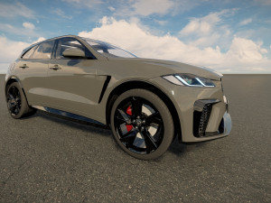 Jaguar F-Pace SVR 2023 3D Model