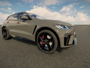Jaguar F-Pace SVR 2023 3D Model