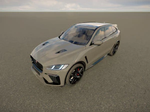 Jaguar F-Pace SVR 2023 3D Model