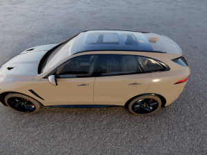 Jaguar F-Pace SVR 2023 3D Model
