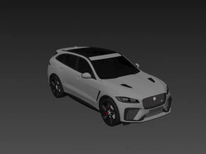 Jaguar F-Pace SVR 2023 3D Model