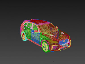 Jaguar F-Pace SVR 2023 3D Model