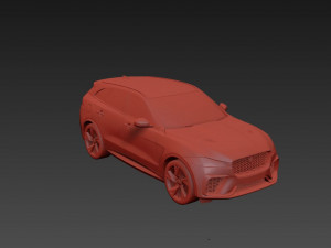 Jaguar F-Pace SVR 2023 3D Model