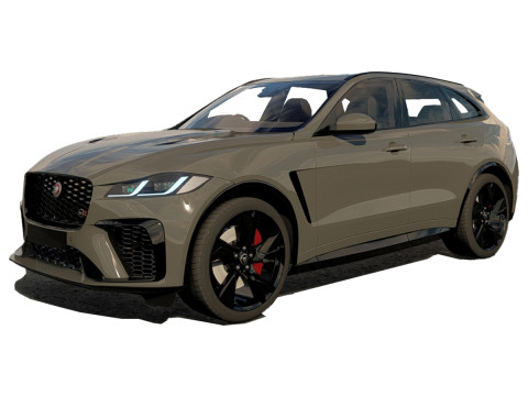 Jaguar F-Pace SVR 2023 3D Model