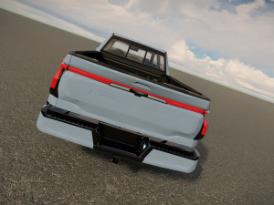 Fo rd F150 Lightning Platinum 2023 3D Model