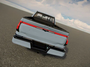 Fo rd F150 Lightning Platinum 2023 3D Model