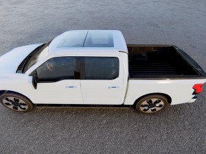 Fo rd F150 Lightning Platinum 2023 3D Model