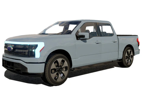 フォード F 150 ライトニング プラチナ 2023 3Dモデル