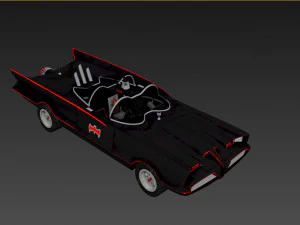 Batmobile 1966 3D Model