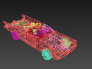 Batmobile 1966 3D Model