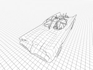 Batmobile 1966 3D Model
