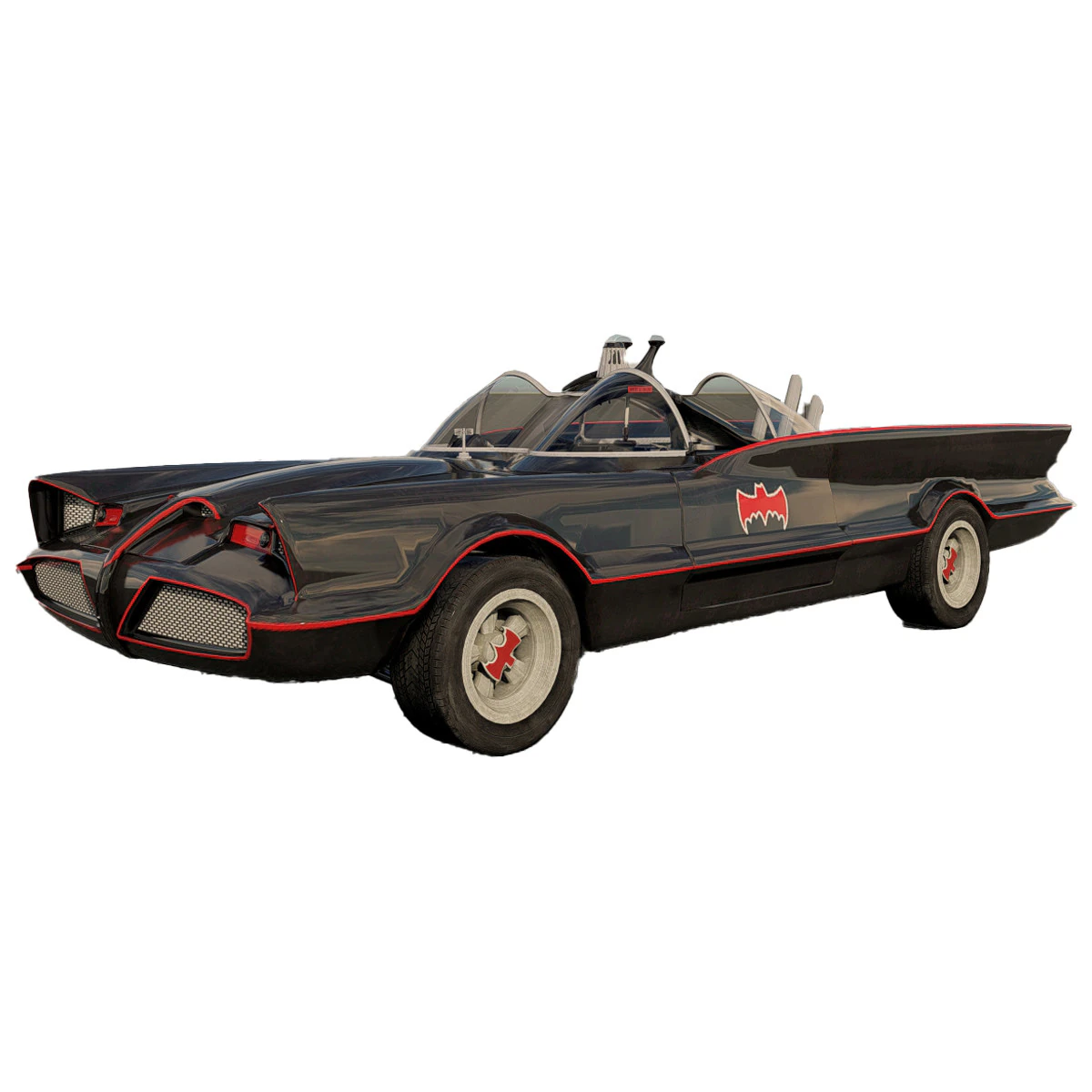 Batmobile 1966 3D Model .c4d .max .obj .3ds .fbx .stl .blend 