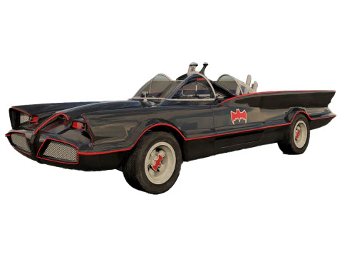 Batmobiel 1966 3D Model
