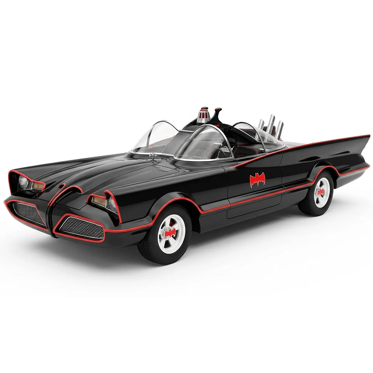 Batmobile 1966 3D Model .c4d .max .obj .3ds .fbx .stl .blend 