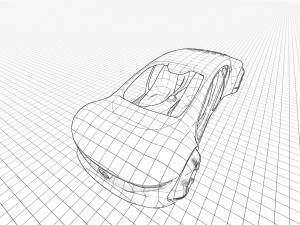 Mercedes Vision Avtr 3Dモデル