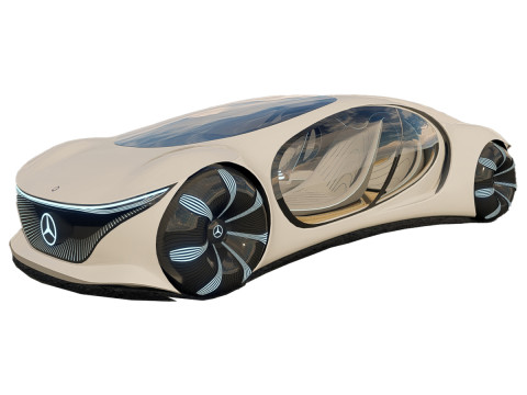 Mercedes Vision Avtr 3D Model