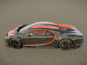 Bugatti Chiron Sport WRE Model 3D