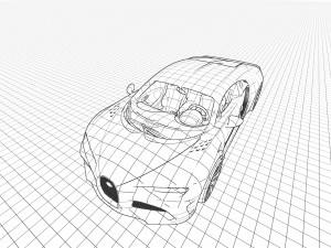 Bugatti Chiron Sport WRE Model 3D