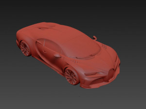 Bugatti Chiron Sport WRE Model 3D