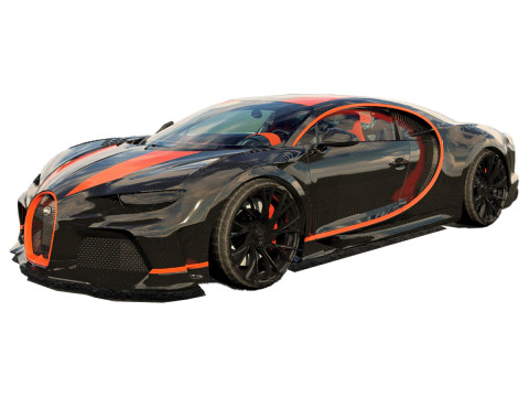 Bugatti Chiron Sport WRE 3D मॉडल