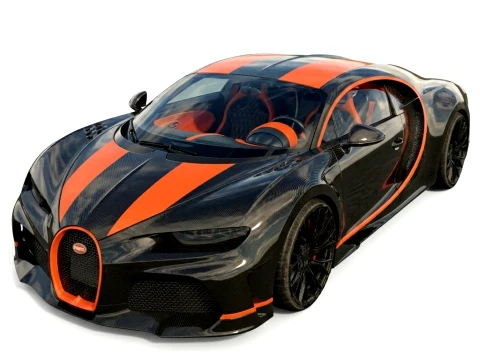 Bugatti Chiron Sport WRE 3D Model