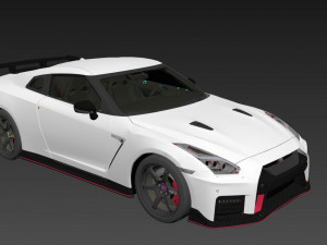 Nissan GT-R NISMO 2022 3D Model