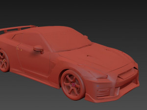 Nissan GT-R NISMO 2022 3D Model