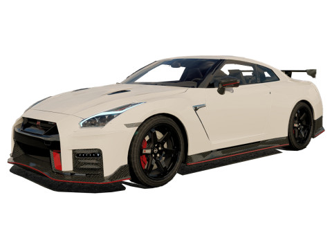 Nissan GT-R NISMO 2022 3D Модель