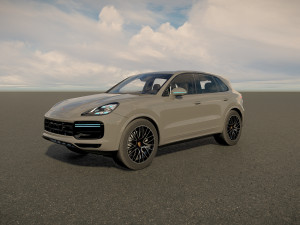 Porsche Cayenne 2023 3D Model
