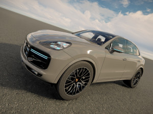Porsche Cayenne 2023 3D Model