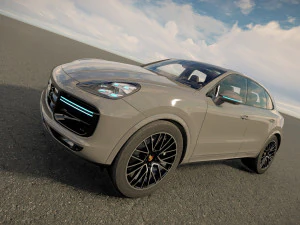 Porsche Cayenne 2023 3D Model