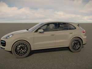 Porsche Cayenne 2023 3D Model