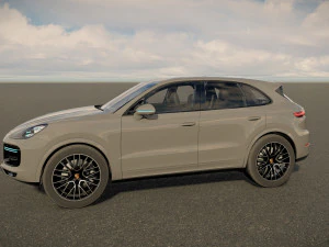 Porsche Cayenne 2023 3D Model