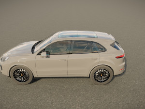 Porsche Cayenne 2023 3D Model