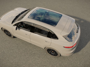 Porsche Cayenne 2023 3D Model