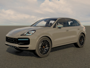Porsche Cayenne 2023 3D Model