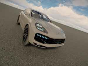Porsche Cayenne 2023 3D Model