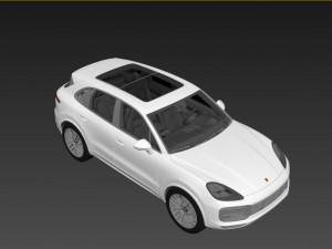 Porsche Cayenne 2023 3D Model
