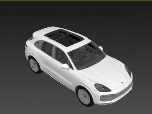 Porsche Cayenne 2023 3D Model