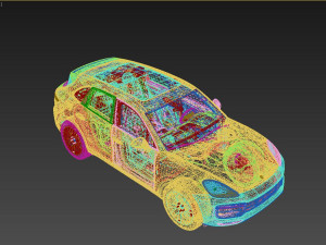 Porsche Cayenne 2023 3D Model