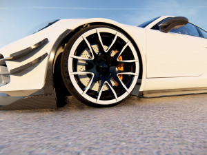 Porsche 911 GT3 RS 3D Модель