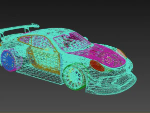 Porsche 911 GT3 RS Modelo 3D
