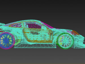Porsche 911 GT3 RS 3D Модель