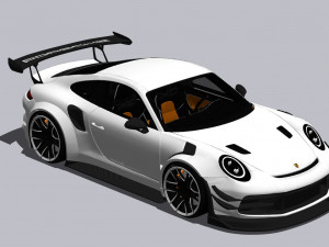 Porsche 911 GT3 RS 3D Модель
