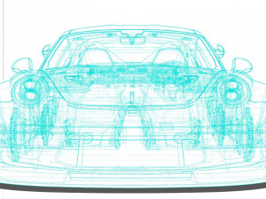 Porsche 911 GT3 RS 3D Модель