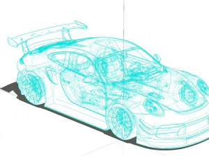 Porsche 911 GT3 RS Modelo 3D