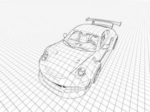 Porsche 911 GT3 RS 3D Модель