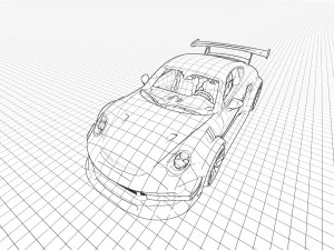 Porsche 911 GT3 RS Modelo 3D
