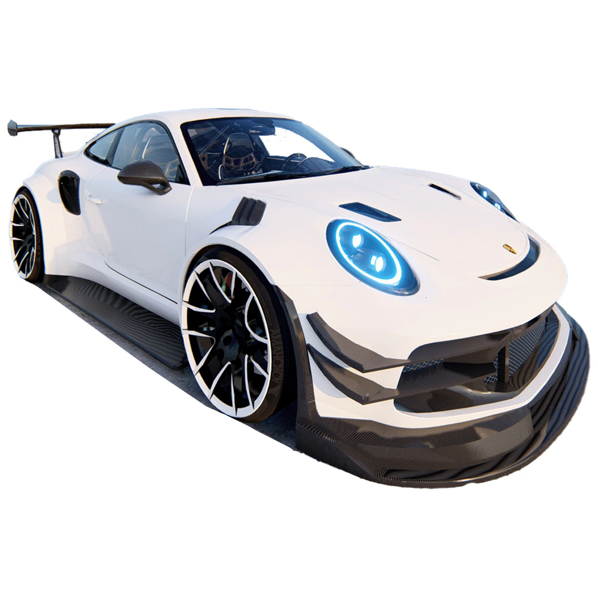 Porsche 911 GT3 RS Modelo 3D .c4d .max .obj .3ds .fbx .stl .blend 